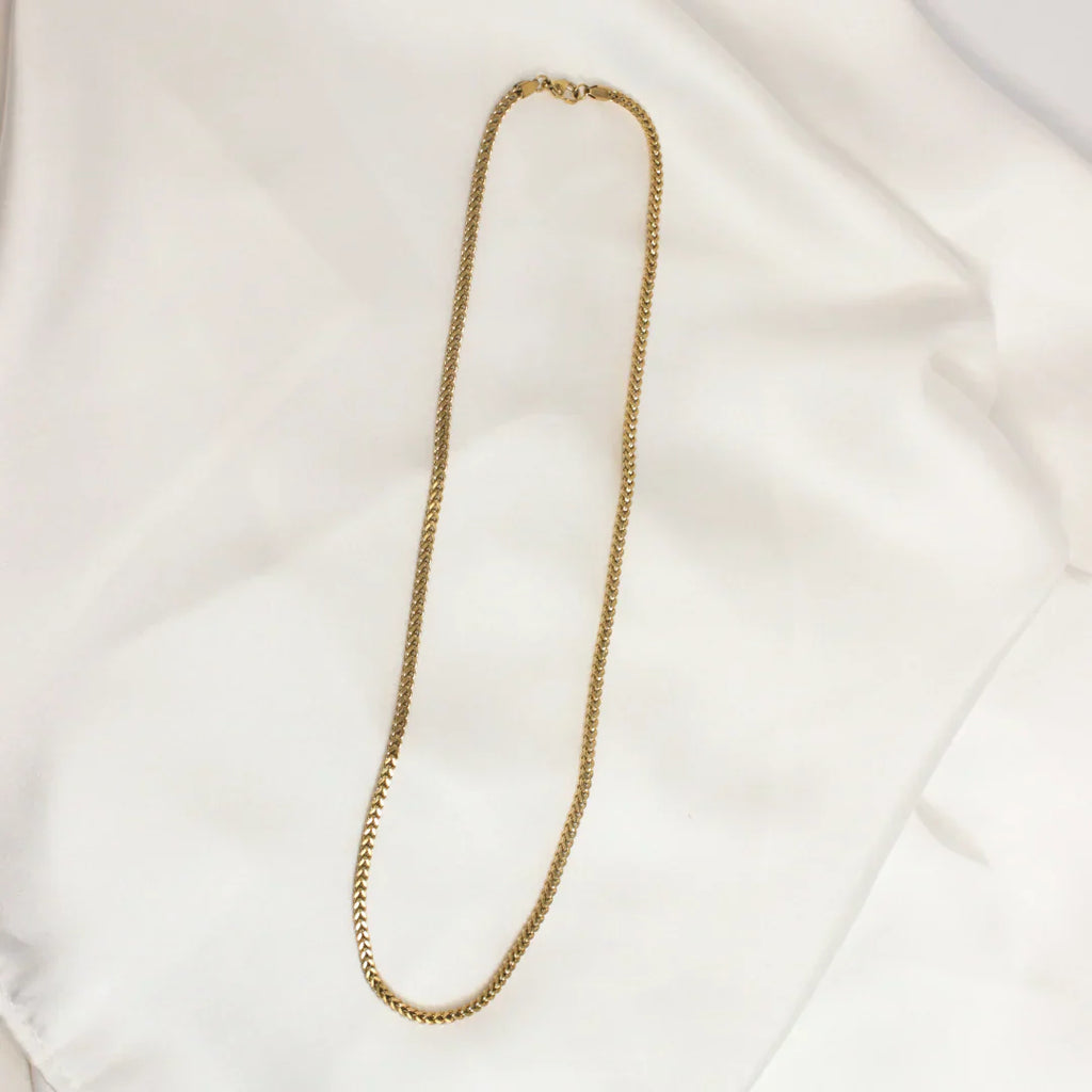SQUAREWEAVE MEN’S GOLD CHAIN