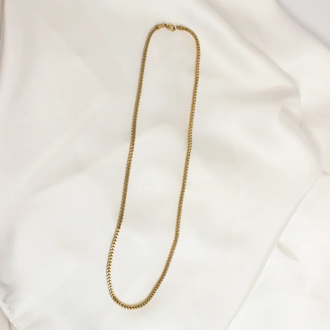 SQUAREWEAVE MEN’S GOLD CHAIN