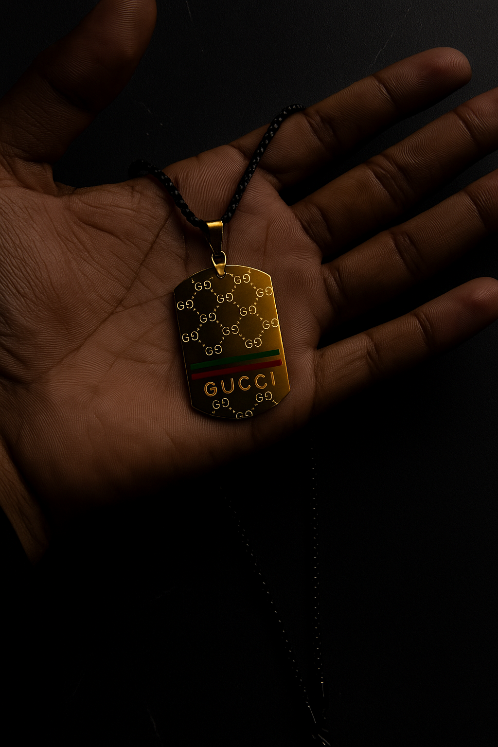 Gucci Majesty Golden Amulet Pendant Necklace
