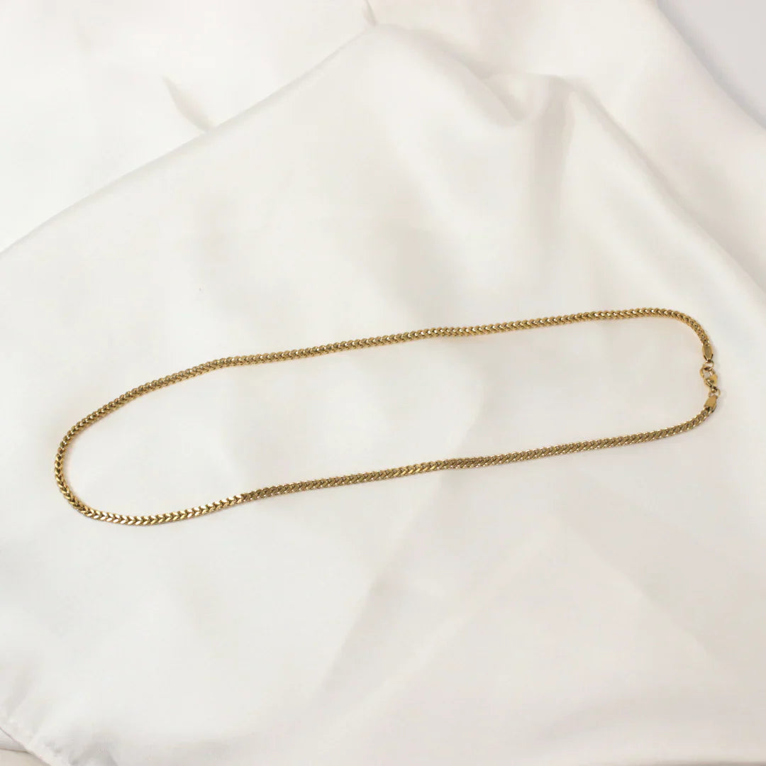 SQUAREWEAVE MEN’S GOLD CHAIN