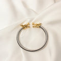DRAGON FIRE SILVER & GOLD BRACELET