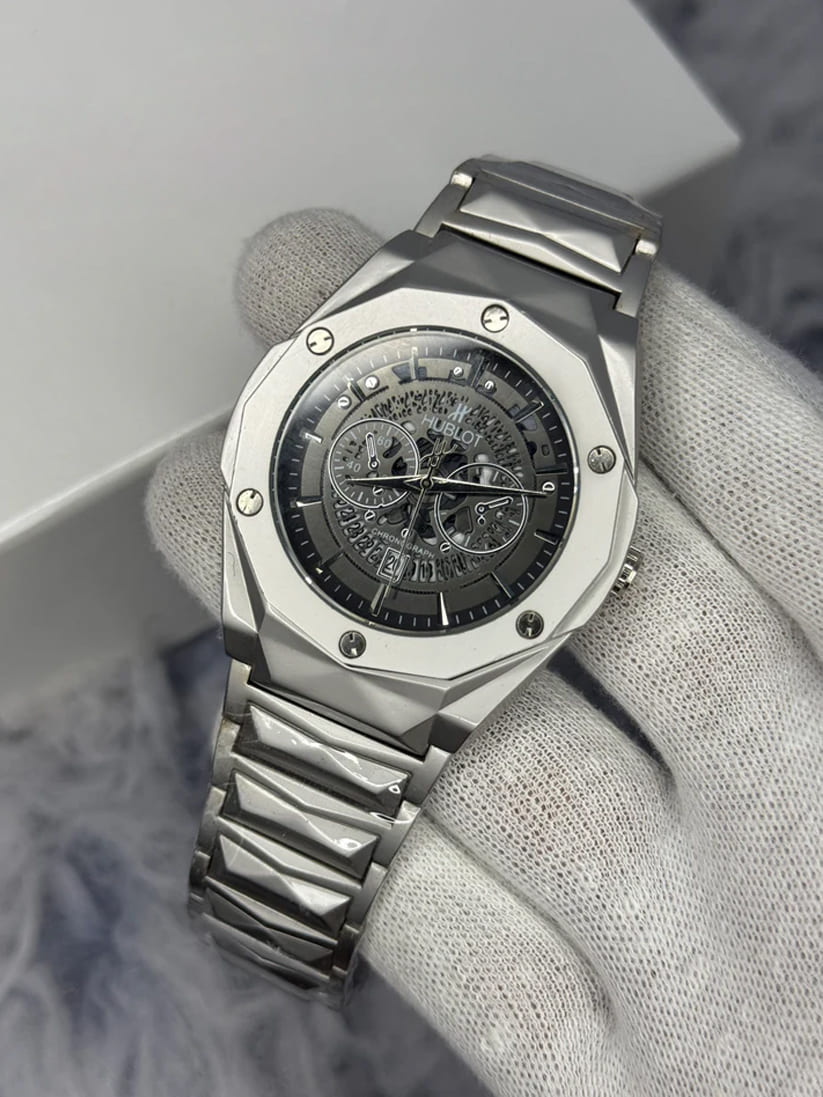 HUBLOT – Men's Watches STAINLESS STEEL DIAMOND CUT