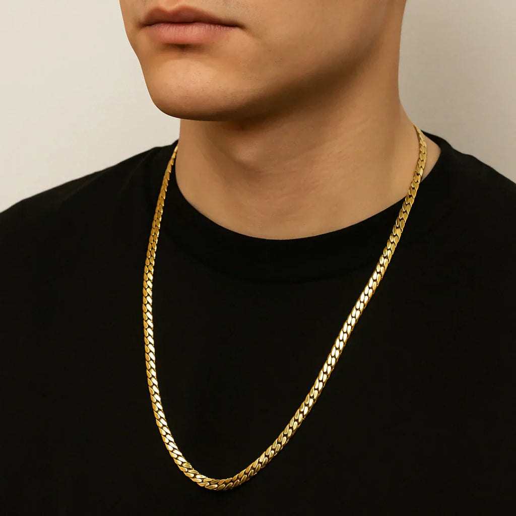 GRIDLOCK MEN’S GOLD CHAIN