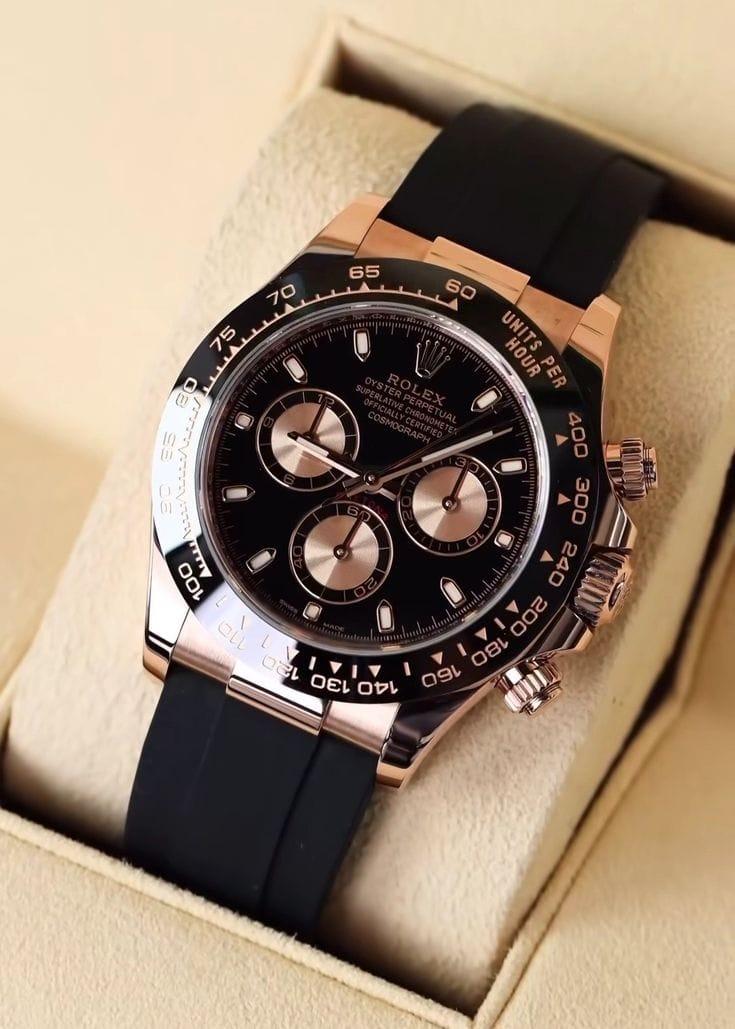 Rolex Daytona Strap Watch for Men's