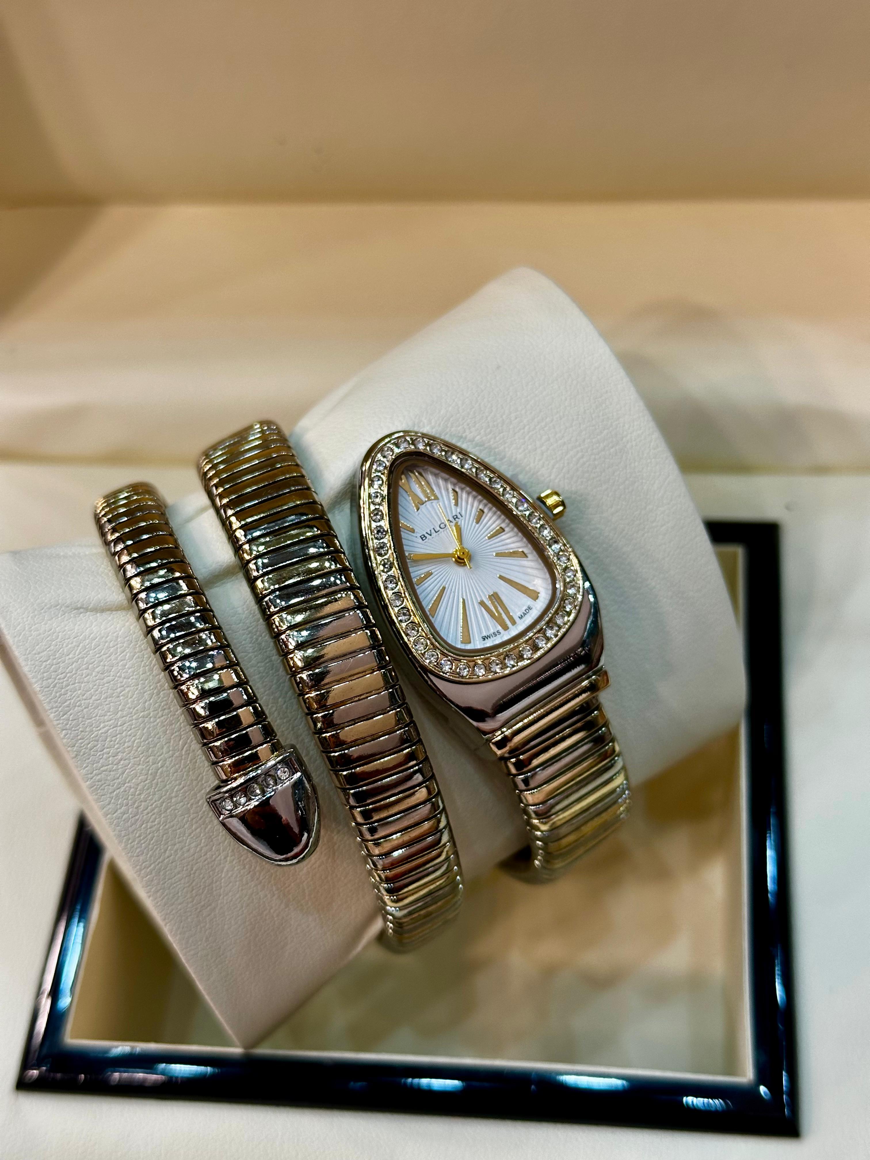 BVLGARI Snake Watch -White Dial