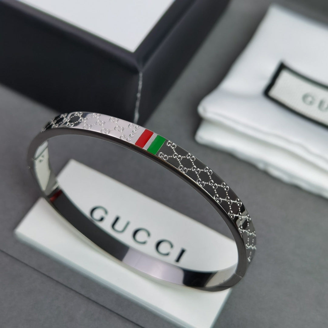 GUCCI BRACELET SILVER FOR MEN & WOMEN