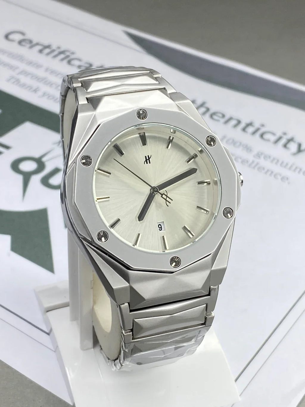 HUBLOT – Men's Watches SILVER DIAMOND CUT