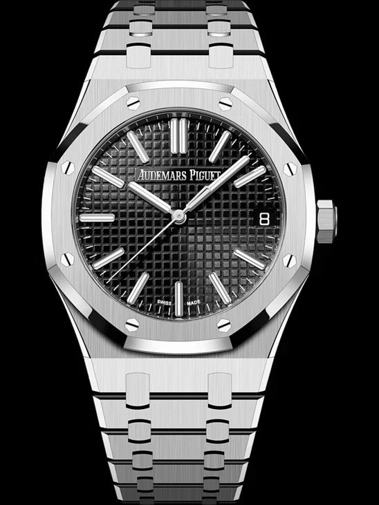AP Branded Watch for Men's - Golden Silver