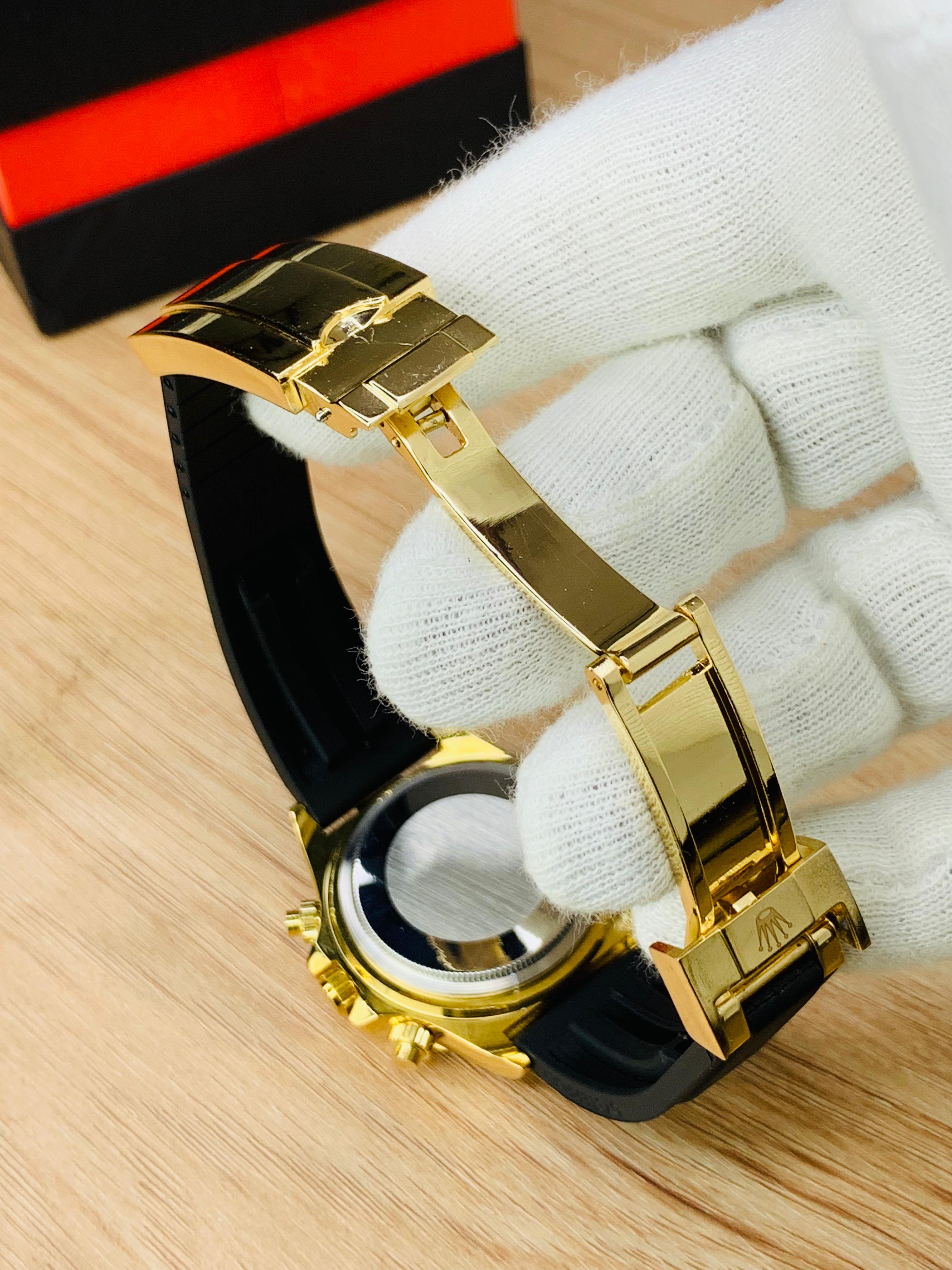 Rolex Daytona Strap Watch for Men's