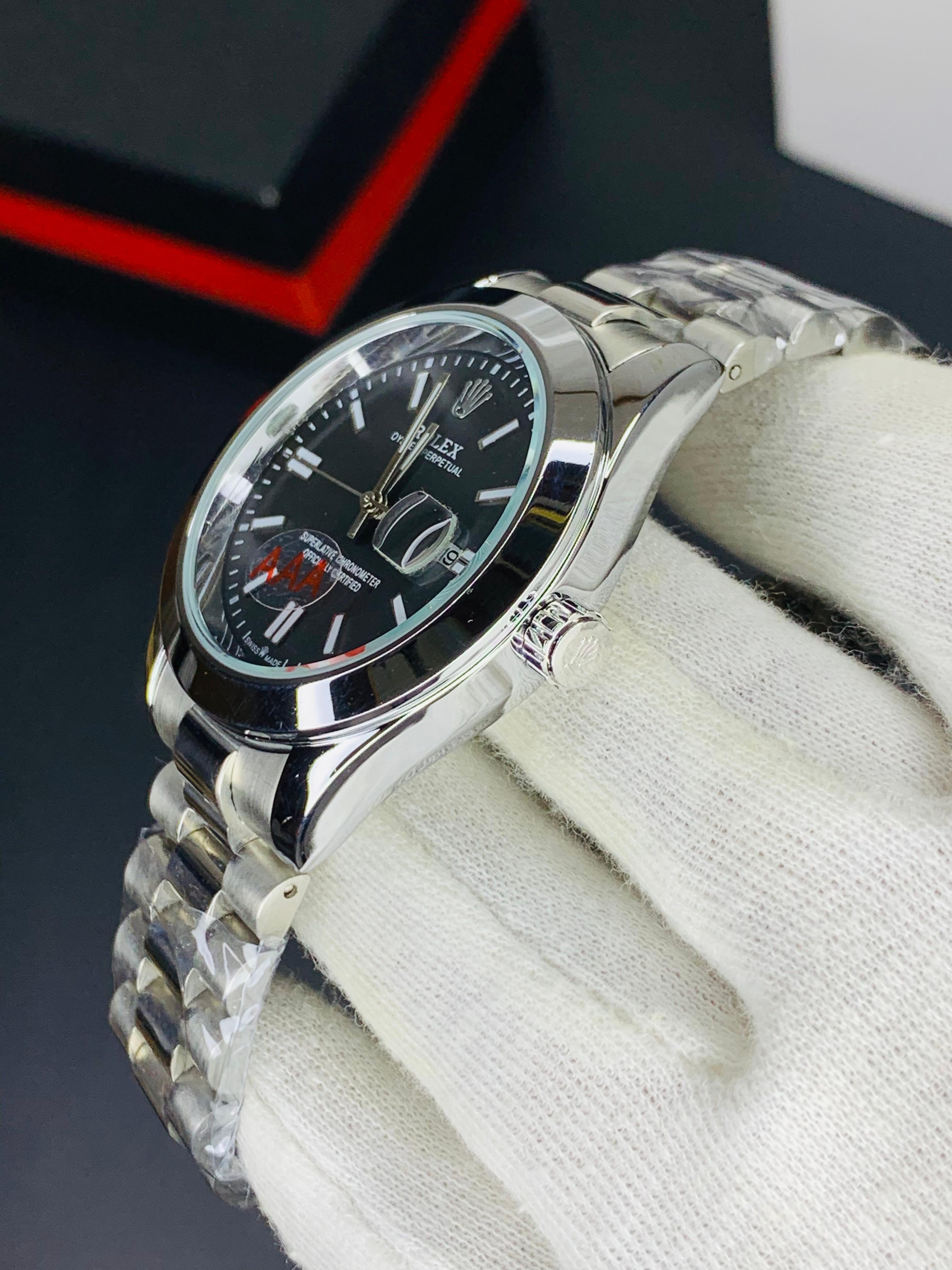 Rolex Premium Stone Model Silver