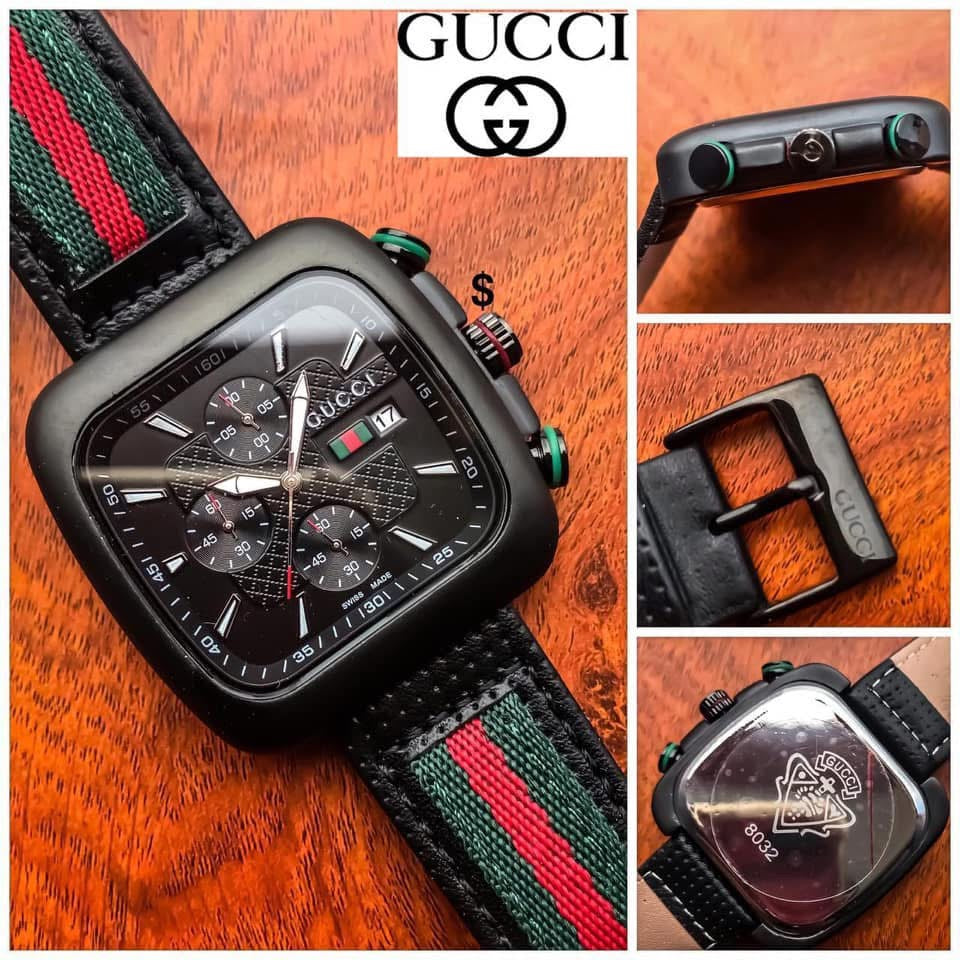 GUCCI Active Chronograph Sapphire Glass Watch