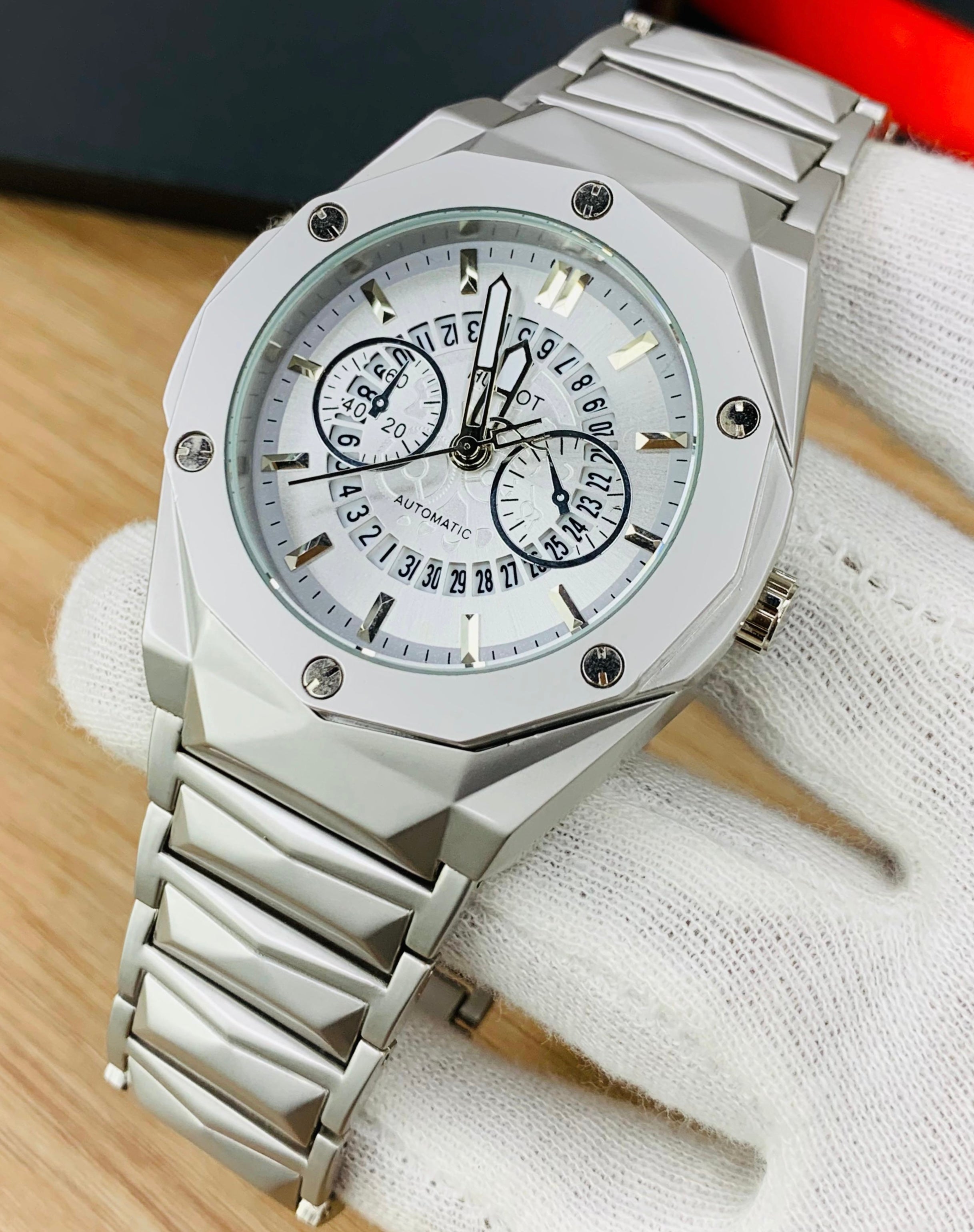 HUBLOT – Men's Watches STAINLESS STEEL DIAMOND CUT