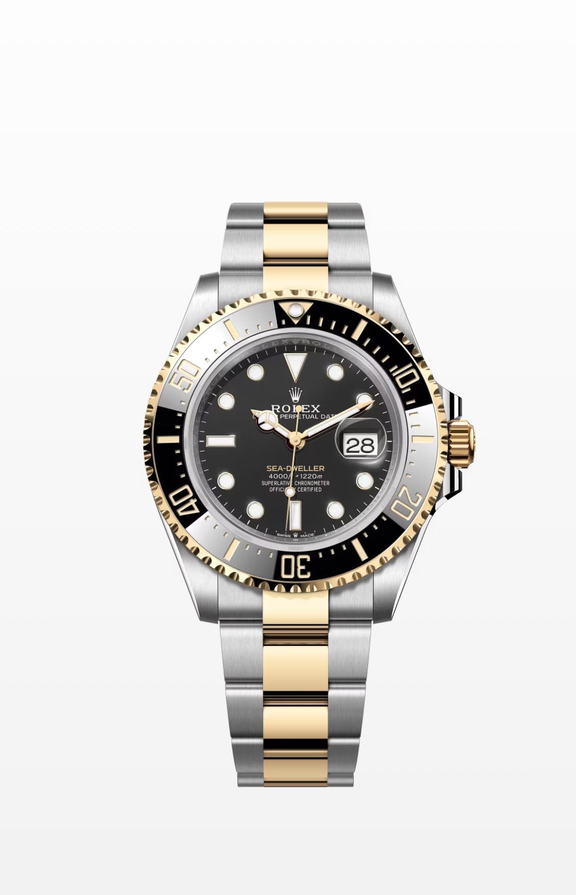 Rolex GMT Master II Bumblebee Two Tone Jubilee Steel Men's Watch