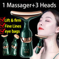 3 in 1 Electric Face Lifting Massager Anti-Aging Wrinkle Remover Skin Tightening