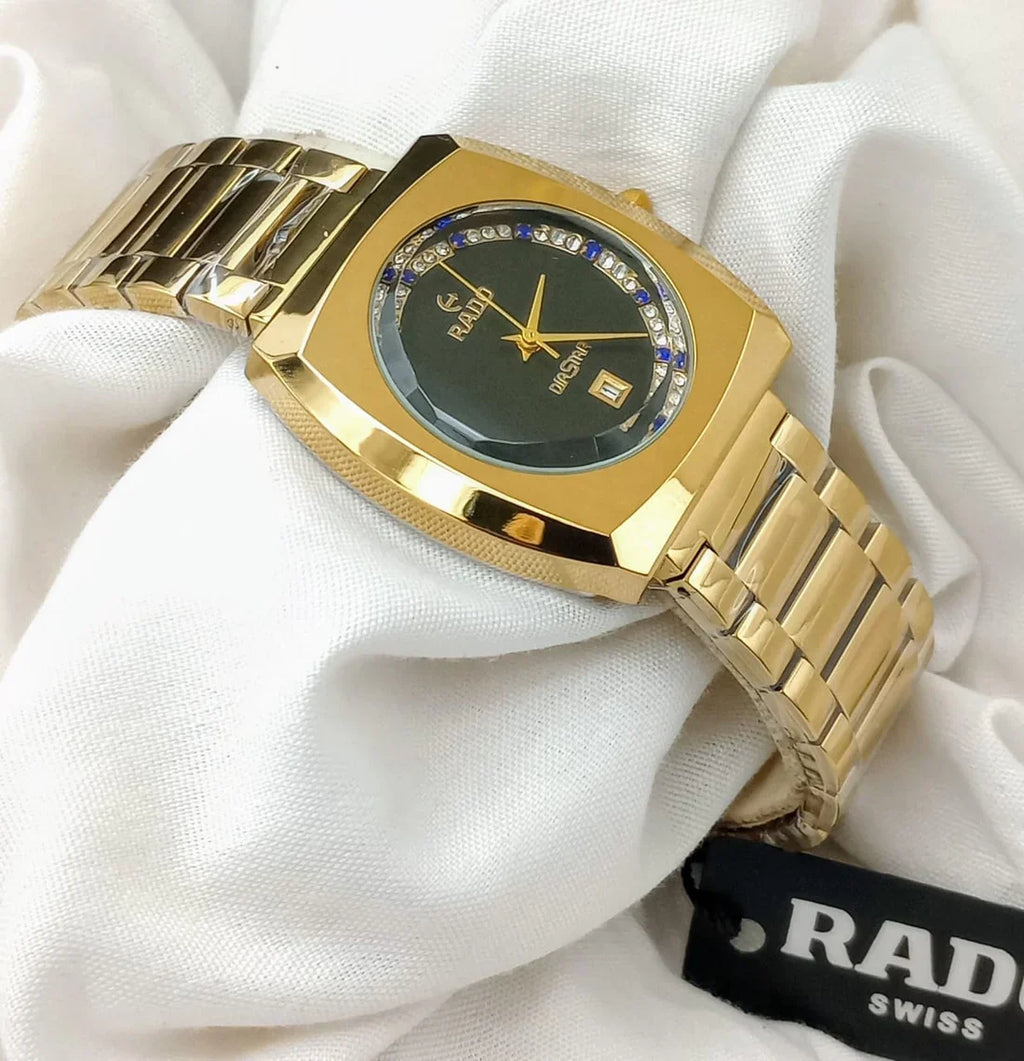 RADO Branded Men's Wrist Watch - Full Golden Latest Edition
