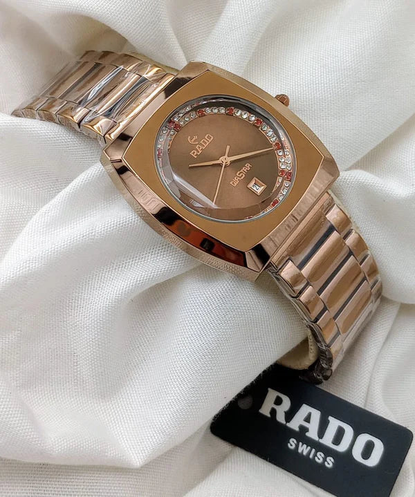 RADO Branded Men's Wrist Watch - Full Golden Latest Edition