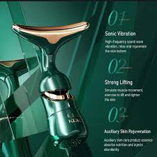 3 in 1 Electric Face Lifting Massager Anti-Aging Wrinkle Remover Skin Tightening