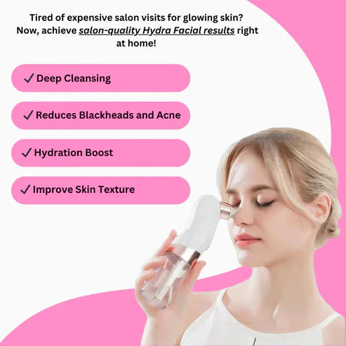 Aqua Vacuum Pore Cleaner | Mini Hydra Facial Device