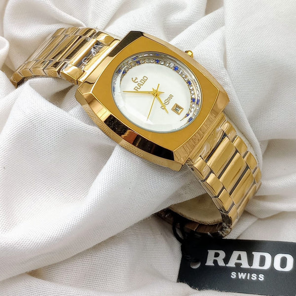 RADO Branded Men's Wrist Watch - Full Golden Latest Edition