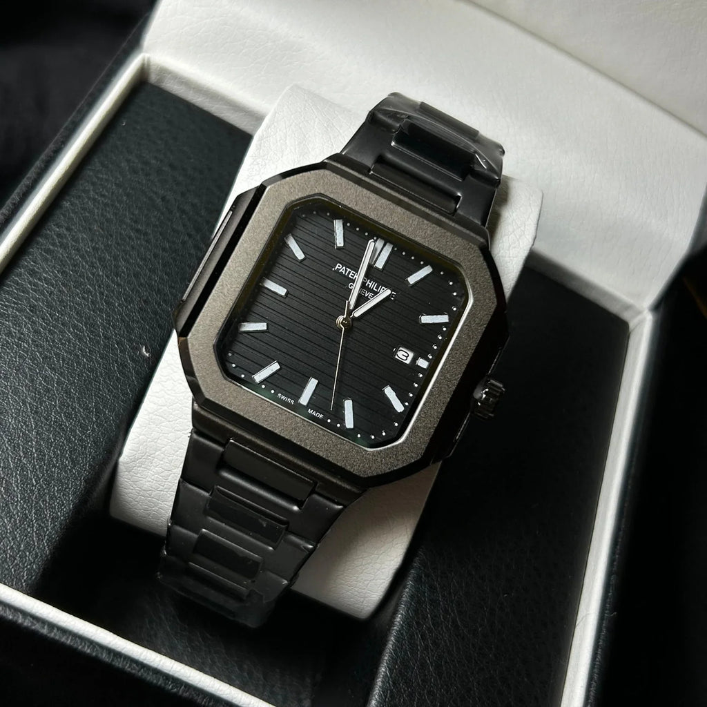 Patek Philippe – Men's Watches Square Black  Dial